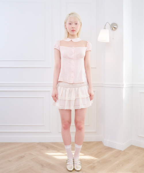 BELLIALEU(ベルリアル)の「ODETTE TIERED SKIRT IVORY(スカート・レディース・その他・FREE)」の1枚目の写真