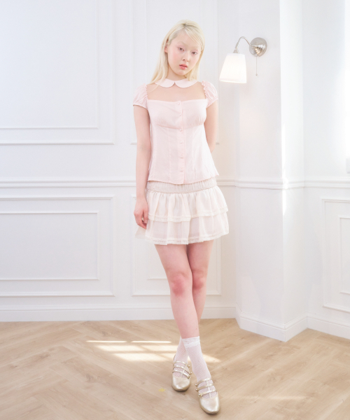 BELLIALEU(ベルリアル)の「ODETTE TIERED SKIRT IVORY(スカート・レディース・その他・FREE)」の2枚目の写真