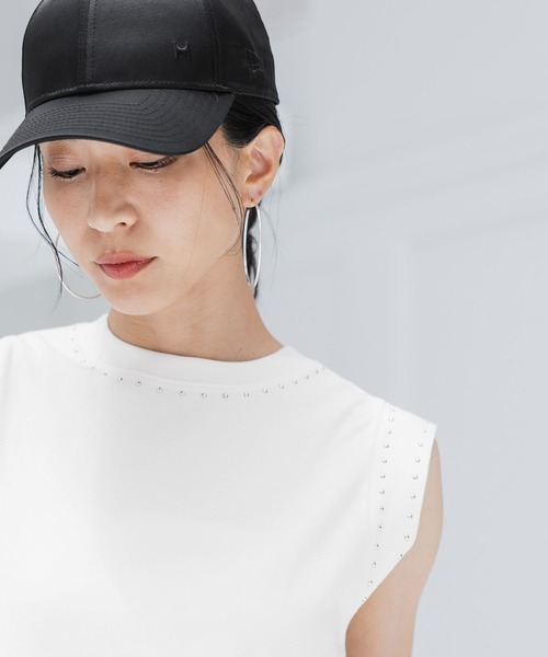 NEW ERA(ニューエラ)の「【HEREIAM】別注 NEW ERA(ニューエラ)/9FORTY SATIN(キャップ・レディース・ブラック/グレー系・MEDIUM)」の8枚目の写真