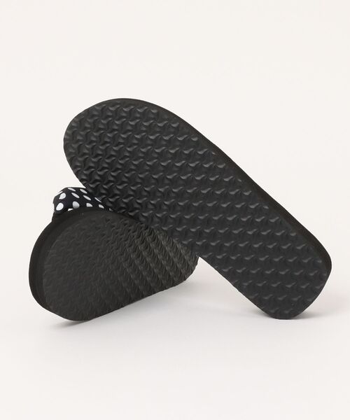 AsRiRe(アスリレイ)の「ドット柄リボンフラットサンダル(サンダル・レディース・ブラック/ホワイト・S/M/L)」の15枚目の写真