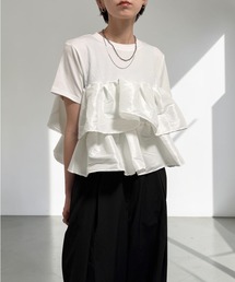 シャイニーフリルTシャツ