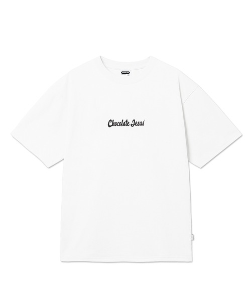 Chocolate Jesus (チョコレートジーザス )の「WATCH MY BACK SS TEE(Tシャツ/カットソー・メンズ・ブラック/ホワイト・MEDIUM/LARGE/SMALL)」の1枚目の写真