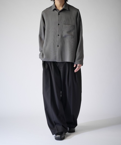 Lui's(ルイス)の「アートピケL/Sシャツ(シャツ/ブラウス・メンズ・チャコールグレー/ブラック・S/M)」の18枚目の写真
