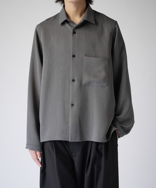Lui's(ルイス)の「アートピケL/Sシャツ(シャツ/ブラウス・メンズ・チャコールグレー/ブラック・S/M)」の19枚目の写真
