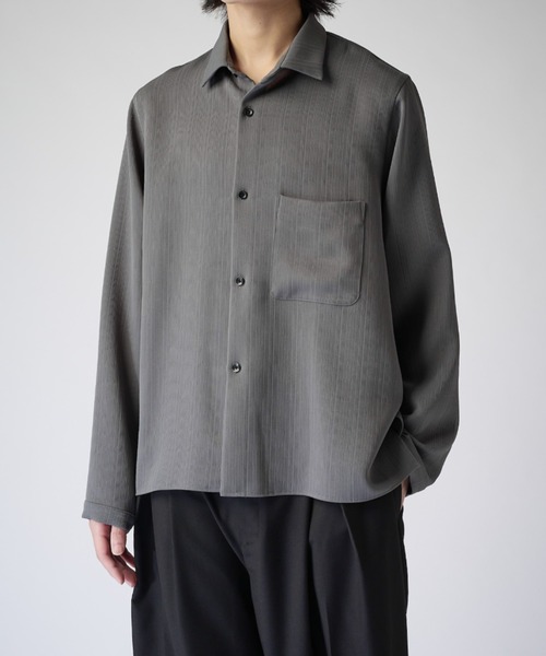 Lui's(ルイス)の「アートピケL/Sシャツ(シャツ/ブラウス・メンズ・チャコールグレー/ブラック・S/M)」の13枚目の写真