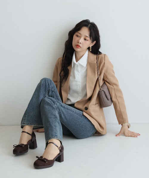 VIVIAN(ヴィヴィアン)の「リボン厚底プラットフォームセパレートサンダル ZOZOTOWN+オフィシャルサイト限定商品(パンプス・レディース・ブラック/ダークブラウン・S/M/L/LL)」の20枚目の写真