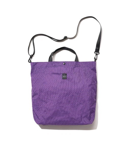 OMCC（オーエムシーシー）の「PK Tote Lattice －PKトート ラティス（トートバッグ・レディース・パープル/グリーン・M）」の2枚目の写真