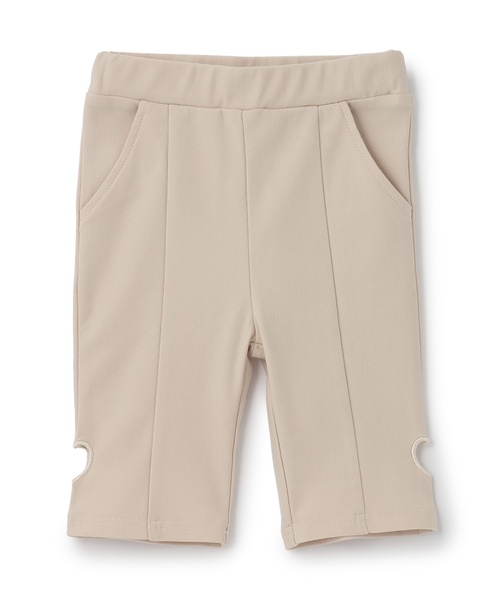 petit main（プティマイン）の「【接触冷感】7分丈ハートカットワークパンツ（その他パンツ・キッズ・ライトピンク/ブラック/ライトベージュ・100cm/110cm/130cm/90cm/120cm/80ｃｍ）」の3枚目の写真