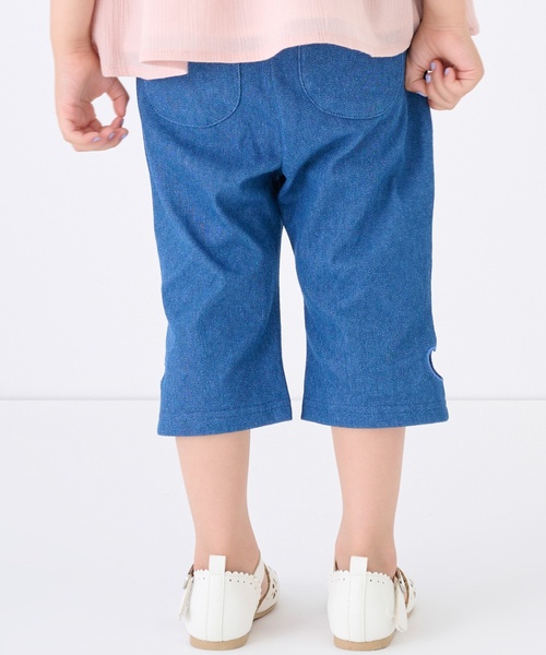 petit main（プティマイン）の「【接触冷感】7分丈ハートカットワークパンツ（その他パンツ・キッズ・ライトピンク/ブラック/ライトベージュ・100cm/110cm/130cm/90cm/120cm/80ｃｍ）」の5枚目の写真