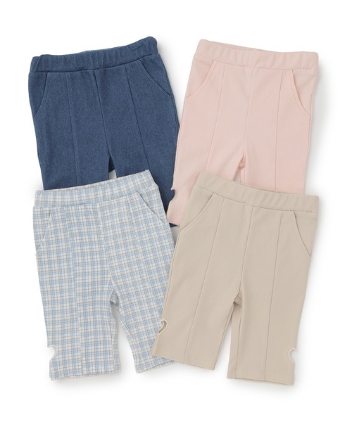 petit main（プティマイン）の「【接触冷感】7分丈ハートカットワークパンツ（その他パンツ・キッズ・ライトピンク/ブラック/ライトベージュ・100cm/110cm/130cm/90cm/120cm/80ｃｍ）」の15枚目の写真