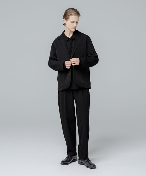 SPU(スプ)の「【セットアップ対応】 多機能素材ナイロン【URBAN FLEXOR】【防しわ、ストレッチ、ウォッシャブル、抗ピリング】 Essential Polo Shirt L/S(ポロシャツ・メンズ・ブラック/チャコール/グレイッシュベージュ/ネイビー・S/M/L/XL)」の6枚目の写真