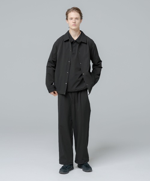 SPU(スプ)の「【セットアップ対応】 多機能素材ナイロン【URBAN FLEXOR】【防しわ、ストレッチ、ウォッシャブル、抗ピリング】 Essential Polo Shirt L/S(ポロシャツ・メンズ・ブラック/チャコール/グレイッシュベージュ/ネイビー・S/M/L/XL)」の11枚目の写真
