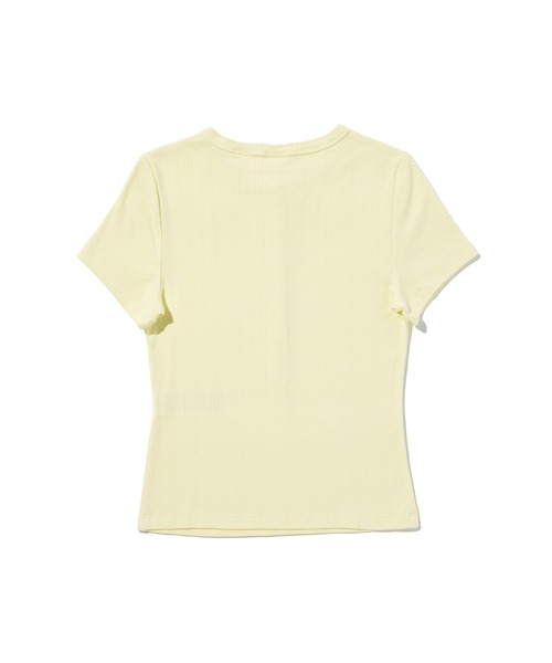 Levi's(リーバイス)の「Levi's/リーバイス DRY GOODS ポインテール ショートスリーブ ヘンリーネックTシャツ(Tシャツ/カットソー・レディース・イエロー・XS/S/M)」の5枚目の写真