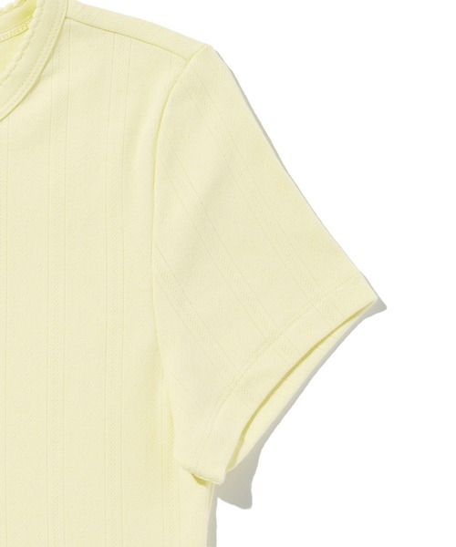 Levi's(リーバイス)の「Levi's/リーバイス DRY GOODS ポインテール ショートスリーブ ヘンリーネックTシャツ(Tシャツ/カットソー・レディース・イエロー・XS/S/M)」の7枚目の写真