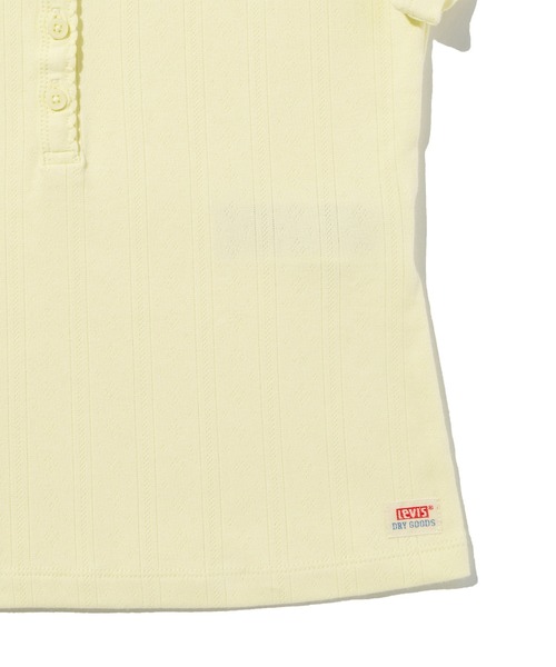 Levi's(リーバイス)の「Levi's/リーバイス DRY GOODS ポインテール ショートスリーブ ヘンリーネックTシャツ(Tシャツ/カットソー・レディース・イエロー・XS/S/M)」の8枚目の写真