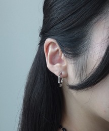 4quince（フォークインス）の「ラインフープイヤリング（イヤリング）」