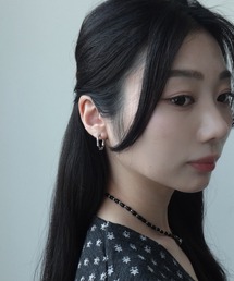 4quince（フォークインス）の「ラインフープイヤリング（イヤリング）」
