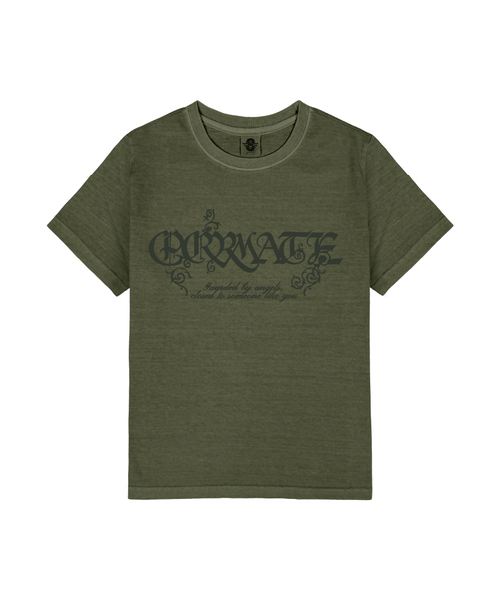 PRIMATE(プライメイト)の「VINE レディース ピグメントスタンダード半袖Tシャツ 4 COLORS(Tシャツ/カットソー・レディース・グレー/カーキ/ピンク/チャコール・FREE)」の3枚目の写真