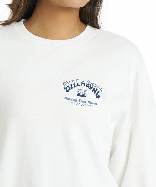 BILLABONG（ビラボン）の「BILLABONG/ビラボン スウェット BG014005（スウェット・レディース・ホワイト×ブルー/ホワイト×ブラウン/ブラック×ホワイト/グレー×サックスブルー・M/L）」の7枚目の写真