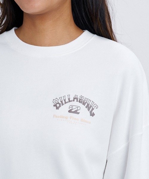 BILLABONG（ビラボン）の「BILLABONG/ビラボン スウェット BG014005（スウェット・レディース・ホワイト×ブルー/ホワイト×ブラウン/ブラック×ホワイト/グレー×サックスブルー・M/L）」の11枚目の写真