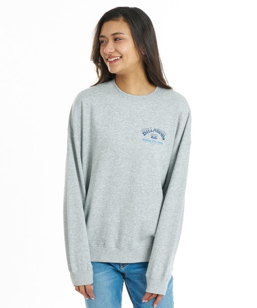 BILLABONG（ビラボン）の「BILLABONG/ビラボン スウェット BG014005（スウェット・レディース・ホワイト×ブルー/ホワイト×ブラウン/ブラック×ホワイト/グレー×サックスブルー・M/L）」の20枚目の写真
