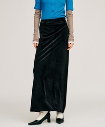 PRANK PROJECT | 【2026Autumn Pre-Order】ベロアペンシルロングスカート / Velour Pencil Long Skirt(スカート)