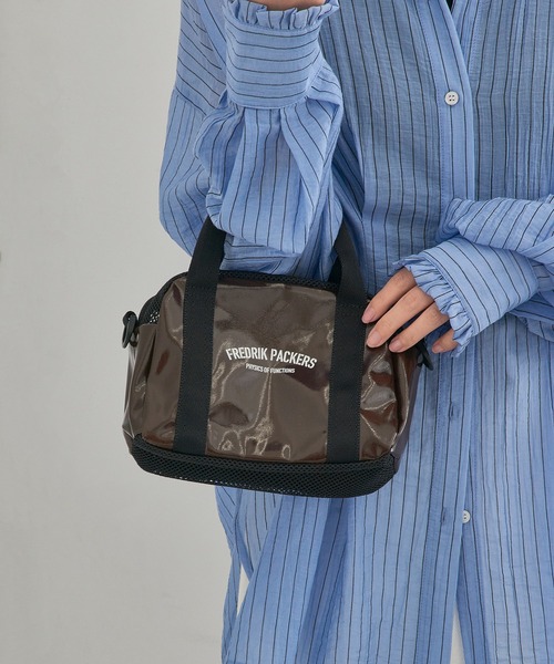FREDRIK PACKERS(フレドリックパッカーズ)の「【FREDRIK PACKERS】#11 DUCK PVC OVAL PACK(ショルダーバッグ・メンズ・ブラック/ホワイト・FREE)」の14枚目の写真