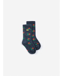 Stamp Bloom all over long socks