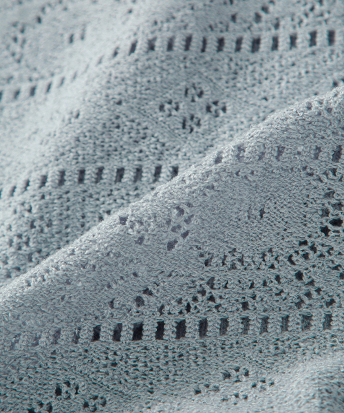 ASON（アズオン）の「WAVY LACE TOP / LIGHT BLUE（その他トップス・レディース・その他・FREE）」の8枚目の写真
