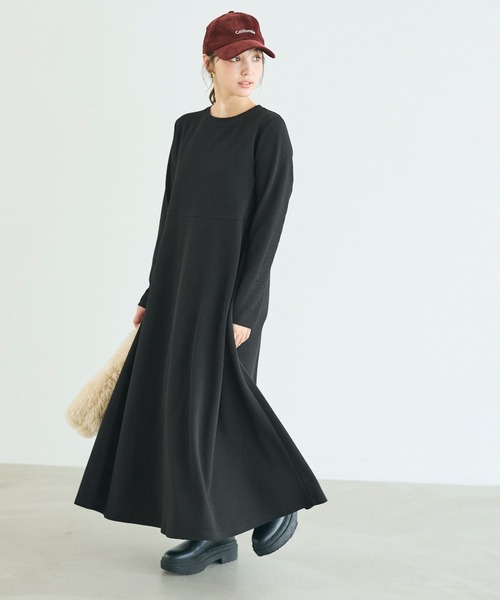coca(coca)(コカ)の「エンボス切替ワンピース(ワンピース・レディース・グレー/ブラック・L/M/S)」の10枚目の写真