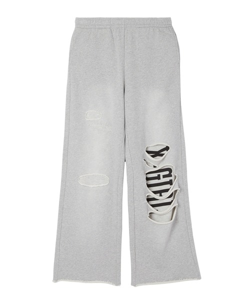 X-girl(エックスガール)の「LAYERED DISTRESSED SWEATPANTS(スウェットパンツ・レディース・アッシュ/ブラック・S/M)」の16枚目の写真
