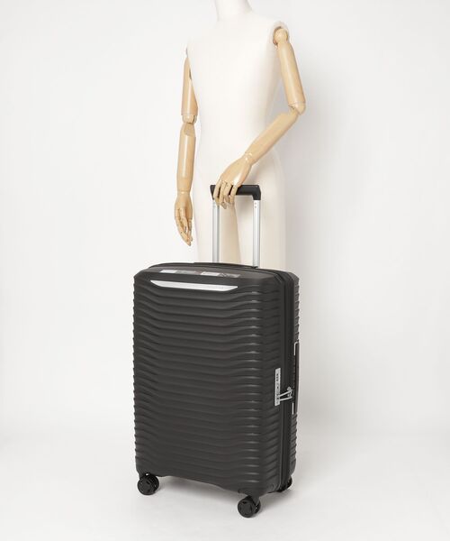 Samsonite(サムソナイト)の「サムソナイト UPSCAPE スピナー68 エキスパンダブル ブラック(スーツケース/キャリーバッグ・メンズ・ブラック・M)」の2枚目の写真