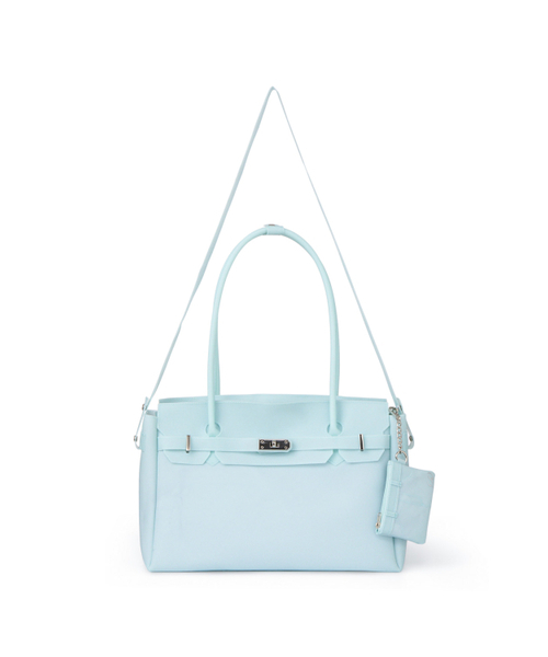 DEINET(ダイニット)の「JELLY TWO-WAY BIG BAG IN ICE BLUE(ショルダーバッグ・レディース・その他・FREE)」の5枚目の写真