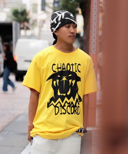 TOKYO CULTUART by BEAMS(トウキョウカルチャートバイビームス)の「Kousuke Shimizu / CLAW T-Shirt(Tシャツ/カットソー・レディース・ブラック/マスタード・X-LARGE/MEDIUM/LARGE/SMALL)」の12枚目の写真
