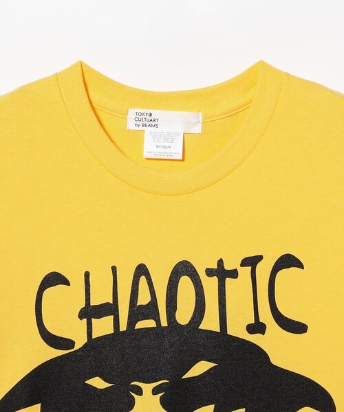 TOKYO CULTUART by BEAMS(トウキョウカルチャートバイビームス)の「Kousuke Shimizu / CLAW T-Shirt(Tシャツ/カットソー・レディース・ブラック/マスタード・X-LARGE/MEDIUM/LARGE/SMALL)」の3枚目の写真