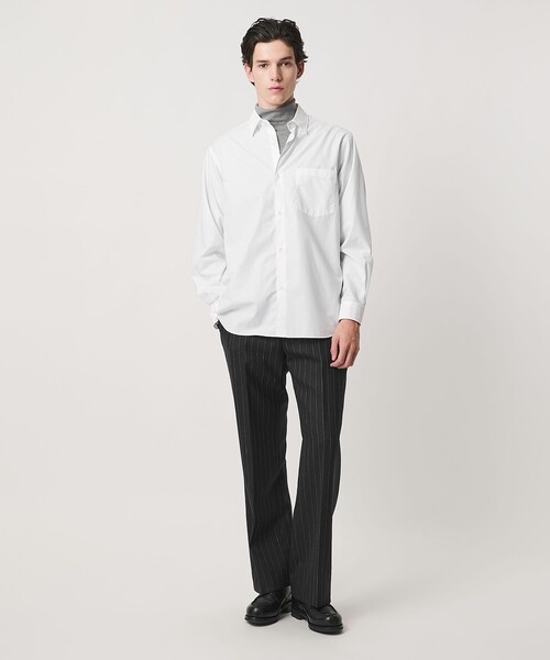 UNITED ARROWS（ユナイテッドアローズ）の「カリビアーナミルズ ポプリン レギュラーカラーシャツ（シャツ/ブラウス・メンズ・ライトブルー/ホワイト・L/M/S/XL）」の14枚目の写真