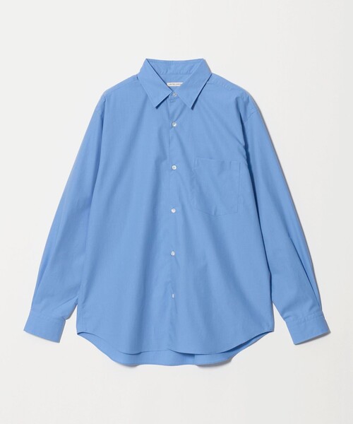 UNITED ARROWS（ユナイテッドアローズ）の「カリビアーナミルズ ポプリン レギュラーカラーシャツ（シャツ/ブラウス・メンズ・ライトブルー/ホワイト・L/M/S/XL）」の6枚目の写真