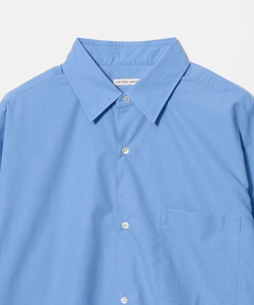 UNITED ARROWS（ユナイテッドアローズ）の「カリビアーナミルズ ポプリン レギュラーカラーシャツ（シャツ/ブラウス・メンズ・ライトブルー/ホワイト・L/M/S/XL）」の8枚目の写真