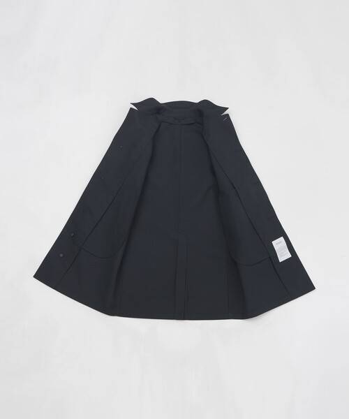 MACKINTOSH PHILOSOPHY(マッキントッシュ フィロソフィー)の「ポリエステル×コットン ボンディング WELLINGTON「ウェリントン」(ステンカラーコート・メンズ・ベージュ系その他/ダークネイビー/グリーン系その他4/ブラウン系その他4・40/38)」の10枚目の写真