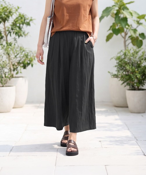 STYLE DELI(スタイルデリ)の「シュワシュワ涼感スカート見えパンツ(その他パンツ・レディース・ブラック/ストーン・FREE)」の1枚目の写真