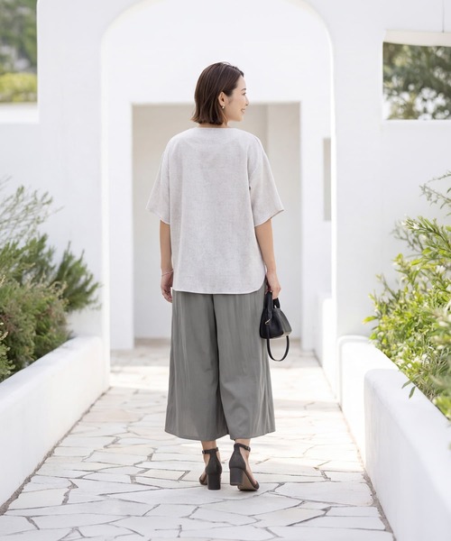 STYLE DELI(スタイルデリ)の「シュワシュワ涼感スカート見えパンツ(その他パンツ・レディース・ブラック/ストーン・FREE)」の15枚目の写真