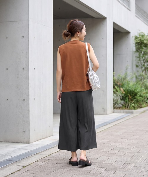 STYLE DELI(スタイルデリ)の「シュワシュワ涼感スカート見えパンツ(その他パンツ・レディース・ブラック/ストーン・FREE)」の19枚目の写真