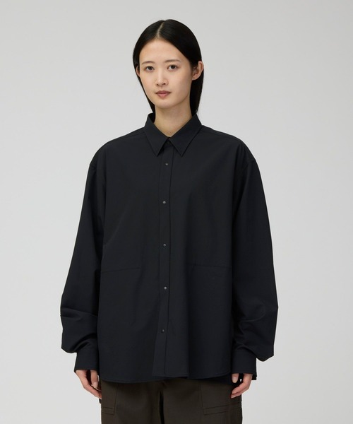 Snow Peak(スノーピーク)の「Snow Peak / Water-Repellent Stretch Shirt 撥水加工ストレッチシャツ(シャツ/ブラウス・メンズ・ブラック/アイボリー/ダークブラウン・S/M/L/XL)」の3枚目の写真