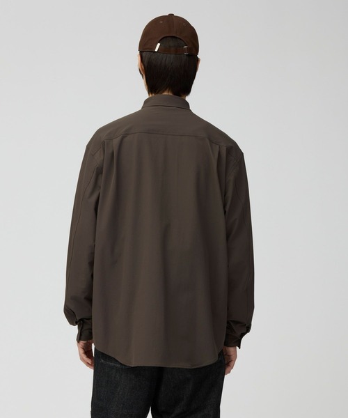 Snow Peak(スノーピーク)の「Snow Peak / Water-Repellent Stretch Shirt 撥水加工ストレッチシャツ(シャツ/ブラウス・メンズ・ブラック/アイボリー/ダークブラウン・S/M/L/XL)」の11枚目の写真