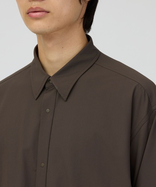 Snow Peak(スノーピーク)の「Snow Peak / Water-Repellent Stretch Shirt 撥水加工ストレッチシャツ(シャツ/ブラウス・メンズ・ブラック/アイボリー/ダークブラウン・S/M/L/XL)」の12枚目の写真