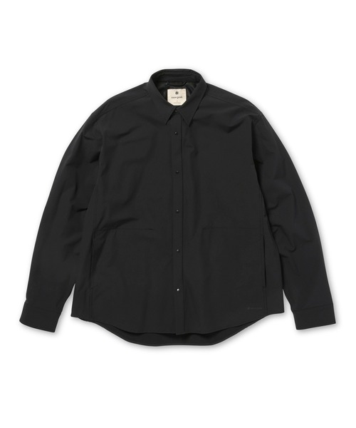 Snow Peak(スノーピーク)の「Snow Peak / Water-Repellent Stretch Shirt 撥水加工ストレッチシャツ(シャツ/ブラウス・メンズ・ブラック/アイボリー/ダークブラウン・S/M/L/XL)」の15枚目の写真