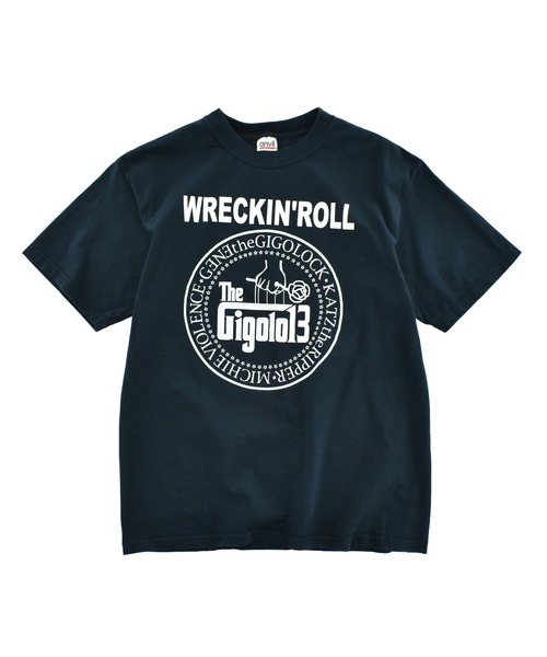 LABORATORY R(ラボラトリーアール)の「【USED】anvil “GIGOLO 13/wreckin'roll” バンド Tシャツ(Tシャツ/カットソー・メンズ・ブラック・MEDIUM)」の1枚目の写真