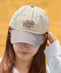 PEANUTS（ピーナッツ）の「FRUIT OF THE LOOM /フルーツオブザルーム FTL x PEANUTSカラーコンビ コットンツイルキャップ ツートーン ヴィンテージ メンズ レディース 2026年秋冬 秋服（キャップ）」