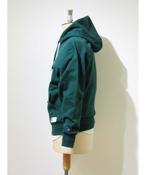 Russell Athletic(ラッセルアスレティック)の「【EDIT-B×RUSSELL】カレッジ フーディー(パーカー・メンズ・ワイン/グリーン/シルバーグレー・M/L)」の5枚目の写真