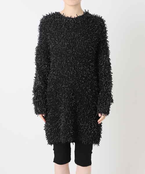 EDIT. FOR LULU(エディットフォールル)の「NODAS for LULU ribbon knit(ニット/セーター・レディース・ブラック・FREE)」の5枚目の写真